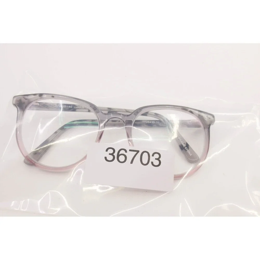 Jill Stuart JS435-1C Eyeglasses Grey Tortoise Pink Cat Eye Frames 52-20-140